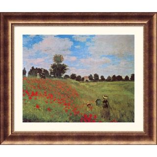 Great American Picture Poppies at Argenteuil Bronze Framed Print
