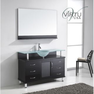 Virtu Vincente 48 Bathroom Vanity Set in Espresso