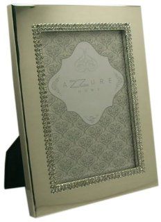 Azzure Home 4 by 6 Inch Silver Frame with Sparkle   Luxury Frames