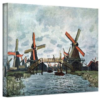 Art Wall Claude Monet Windmills Canvas Art