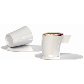 DeaGourmet Vento Espresso Cup and Saucer (Set of 4)