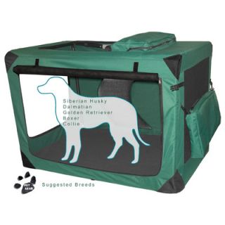 Pet Gear Generation II Deluxe Portable Soft Dog Crate in Moss Green