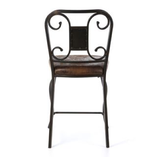 Wildon Home ® Tavio Scroll Back Counter Height Chair