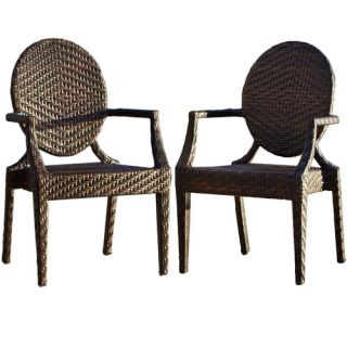 Adriana Outdoor Arm Chair (Set of 2)