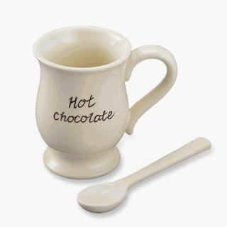 Hot Chocolate Mug w/ Spoon Kitchen & Dining