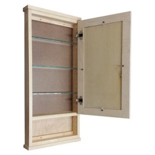 WG Wood Products Shaker Series 31.5 x 15.25 Wall Mount Medicine