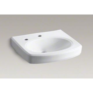 Pinoir Lavatory Basin with Single Hole Drilling and Left Hand Soap