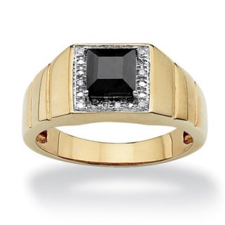Palm Beach Jewelry Mens Lab Created Sapphire Ring