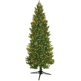 General Foam Plastics 84 Green Slim Spruce Artificial Christmas Tree