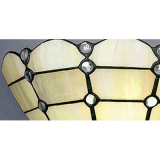 Dale Tiffany Floral Series 1 Light Geometric Wall Sconce