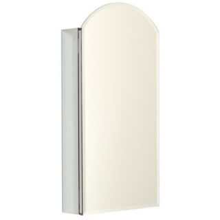 Zenith 15 Inch Arch Top Reversible Medicine Cabinet with Beveled