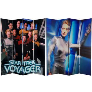 Oriental Furniture 71 x 47.25 Star Trek Tall Double Sided The