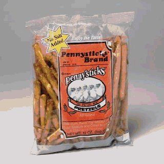 Pennysticks Rods   No Salt Added Pretzels Case Pack 48  Snack Food  Grocery & Gourmet Food