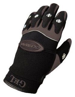 Olympia 712 Gel Reflector Ladies Motorcycle Gloves (Black, Small) Automotive