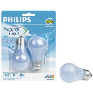 Philips Lighting Incandescent Light Bulb (Pack of 2)