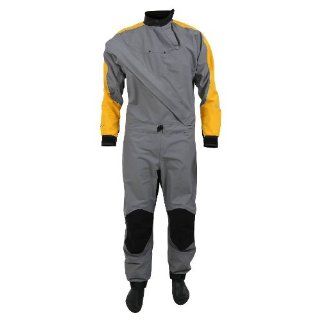 NRS Extreme Drysuit 106139   Grey/ Yellow S  Sports & Outdoors