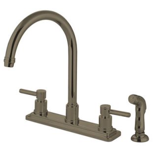 Elements of Design South Beach Double Handle Kitchen Faucet with Non
