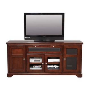 Nexera Pinnacle 56 TV Stand with Two Center Drawers in Black