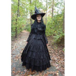 Fancy Feather Black Witch Hat Toys & Games