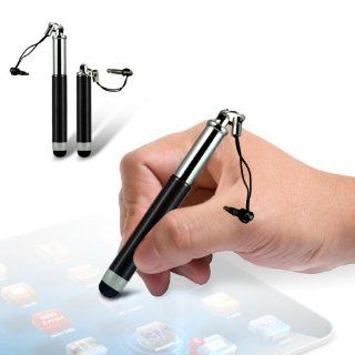 Fone Case Verizon Ellipsis 7 Mini Retractable Adjustable Capacitive Stylus Touch Pen (Black) Cell Phones & Accessories