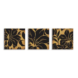 Stupell Industries Home Décor Floral Print Canvas Wall Art in Dark