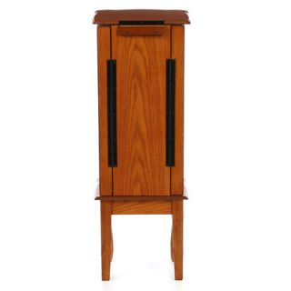 Wildon Home ® Wapato 37 Jewelry Armoire in Warm Oak