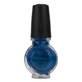 Konad Nail Art Stamping Polish   Blue Pearl (11ml)  Beauty