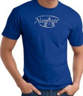 NAMASTE Symbol Yoga Meditation Eastern Saying T shirt   Royal Clothing