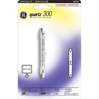 GE 300W Double Ended T2.5 Halogen Quartz Light Bulb