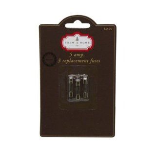 Trim a Home Replacement Fuses 5 Amp 3 Count Pack, ( Pack of 2 )  Other Products  