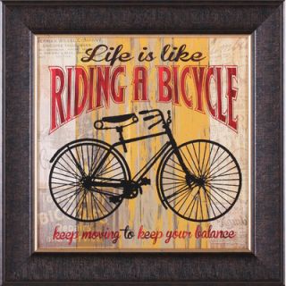 Art Effects Life Is Like Riding A Bicycle Wall Art