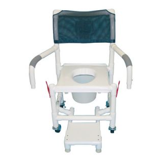 MJM International Standard Deluxe Shower Chair with Clamp On Seat and
