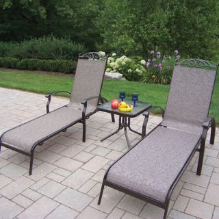 Oakland Living Cascade 3 Piece Lounge Seating Group