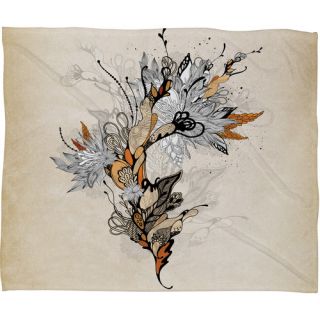 DENY Designs Iveta Abolina Floral 1 Polyester Fleece Throw Blanket