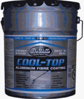 DEWITT PRODUCTS 4.75GAL ALU RoofCoating ALUMINUM ROOF COATING & PATCH   Metal Roofing Materials  