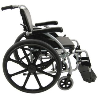 Karman Healthcare Ergonomic Lightweight Wheelchair with Rear Mag