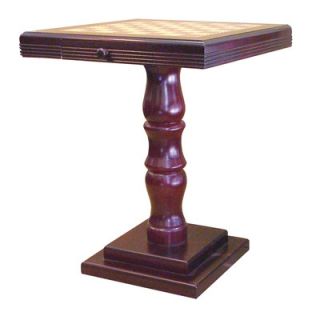 Trademark Global Chess & Games Wood 3 in 1 Multi Game Table