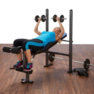 Pure Fitness Multi Purpose Mid Weight Adjustable Olympic Bench