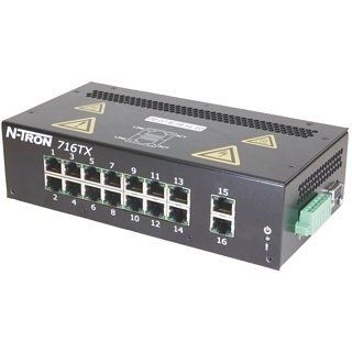 N tron Fully Managed Industrial Ethernet Switch 716TX HV