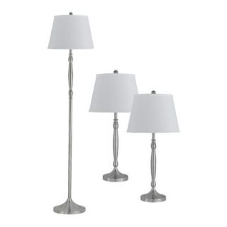 Cal Lighting Table Lamp (Set of 2) and Floor Lamp Set