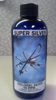 Super Silver the Worlds Best Colloidal Silver 10 PPM with the Smallest Particle Size 16 Ounces Per Bottle Health & Personal Care