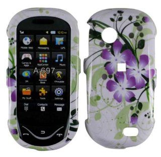 Green Lily Hard Case Cover for Samsung Sunburst A697 Cell Phones & Accessories