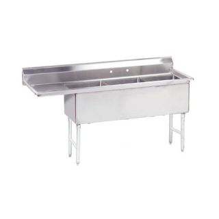 Fabricated Bowl 72 x 29 3 Compartment Scullery Sink