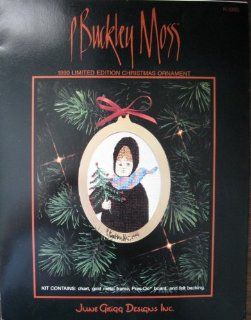 P. Buckley Moss 1990 Limited Edition Christmas Ornament Cross Stitch Kit 