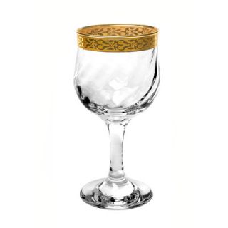 Lorren Home Trends Siena Crystal White Wine Glass (Set of 4)
