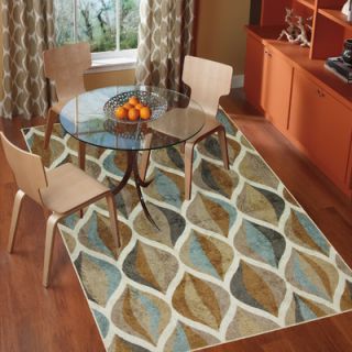 Mohawk Home New Wave Taupe Ornamental Ogee Rug