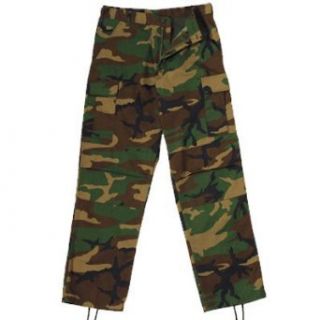 Woodland Camo BDU Pants (XXL) Military Pants Clothing