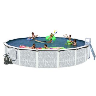 Tango Round 52 Above Ground Complete Deluxe Pool Package
