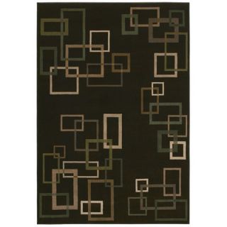 Shaw Rugs Inspired Design Cubist Brown Rug