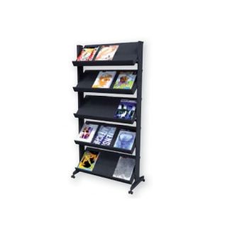 Large Single Sided Literature Display in Black